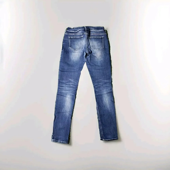 Maurices Bootcut Stretch Jeans Women's S-R Medium/Dark Blue Denim - Picture 2 of 8